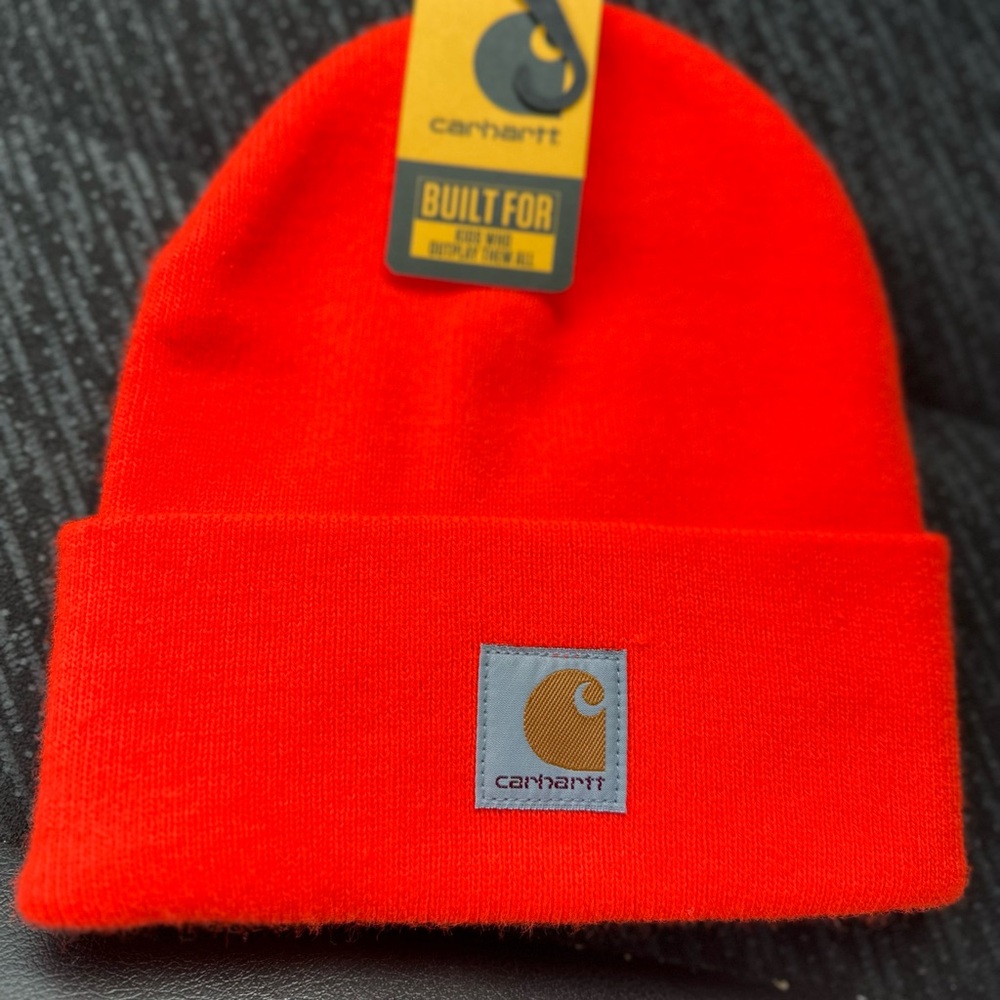 Carhartt Vibrant orange Knit Hat